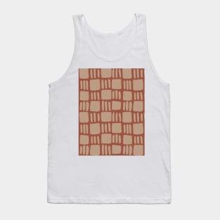 Abstract squares - neutral Tank Top